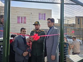 زمین چمن مصنوعی شهرک فرهنگیان رزن افتتاح شد