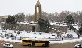 پیش‌بینی بارش پراکنده و خفیف برف در همدان