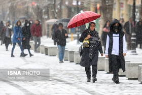 پایان هفته برفی در همدان