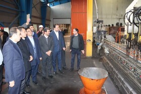 بهره‌برداری از فاز سوم توسعه کارخانه شیشه همدان