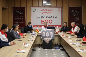انجام ۳۴ ماموریت امدادی و نجات در مناطق حادثه دیده طی جنگ رمضان در همدان