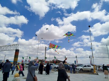 برگزاری نخستین جشنواره بادباک‌ها به مناسبت روز زمین پاک در رزن