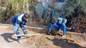 جلوگیری از هدررفت ۱۷۲ لیتر بر ثانیه آب در همدان