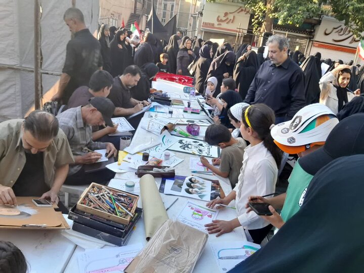 تجلی ارادت به قائد امت در شور و حال عزاداری ملایریها موج میزند