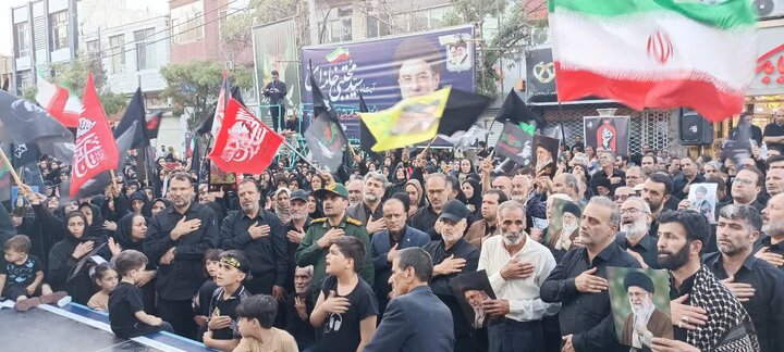 تجلی ارادت به قائد امت در شور و حال عزاداری ملایریها موج میزند