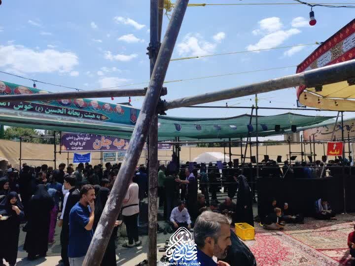 شور حسینی در موکب های ملایر موج می زند