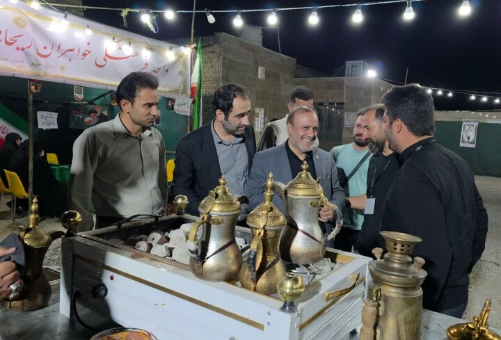 شور حسینی در موکب های ملایر موج می زند