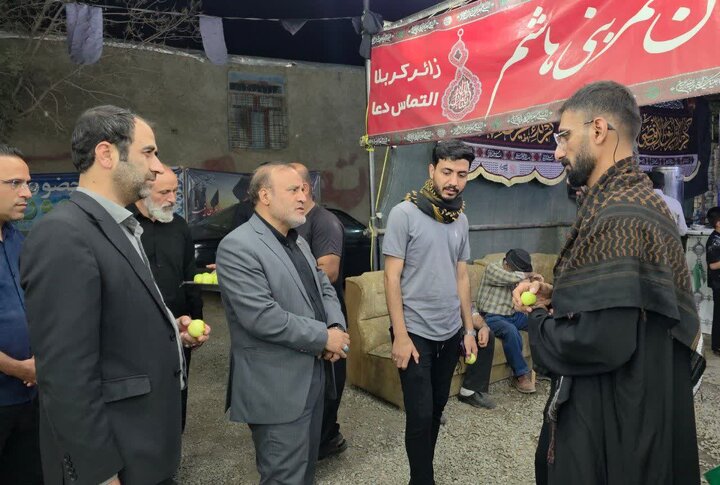 شور حسینی در موکب های ملایر موج می زند