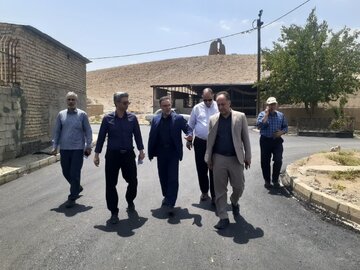تکمیل پروژه فاز سوم طرح هادی در معابر روستای «حسین‌آباد ناظم» ملایر