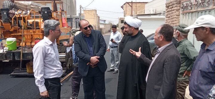 تکمیل پروژه فازسوم اجرای طرح هادی در معابر روستای حسین آباد ناظم در ملایر