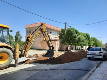 زیرساخت‌های آب و فاضلاب مسکن ملی ۱۲۰ واحدی شهر بهار تکمیل شد