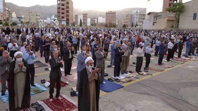 نماز عید فطر در ایلام در فضای باز برگزار می‌شود