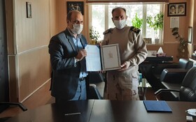 تفاهم نامه همکاری بین فرماندهی مرزبانی ایلام و جهاددانشگاهی استان امضاء شد