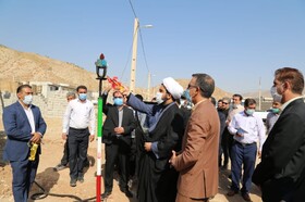 مشعل گاز در روستای «چم‌شیر»  روشن شد