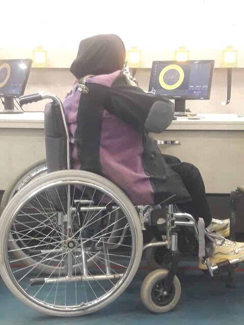 درخشش بانوی ورزشکار معلول ایلامی در اردوی تیم ملی