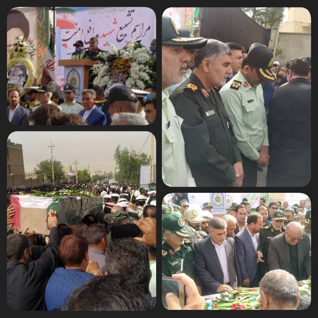 مراسم تشییع پیکر شهید محمدیاسمی در ایوان برگزار شد مراسم تشییع پیکر شهید محمدیاسمی در ایوان برگزار شد