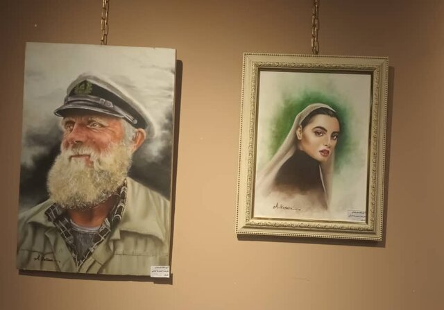 نمایشگاه نقاشی «حجم سبز» در ایلام