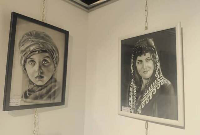 نمایشگاه نقاشی «حجم سبز» در ایلام