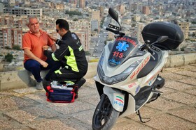 افزوده شدن موتورلانس به ناوگان اورژانس ایلام در آستانه اربعین