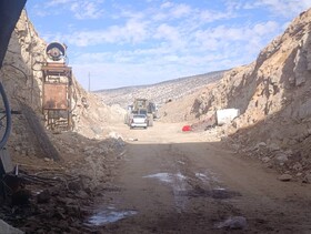 حفاری تونل در کوه رنو این بار برای عبور قطار