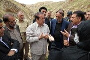 تأکید استاندار ایلام بر تکمیل زیرساخت‌ها و بهسازی راه روستای «منار بلوطستان» ملکشاهی
