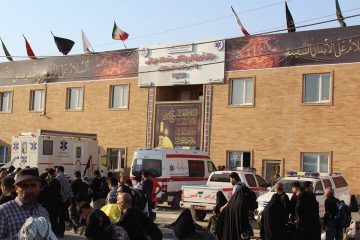 مراجعه بیش از ۱۲۰۰ زائر به مرکز فوریت‌های پزشکی مرز مهران طی دو روز گذشته