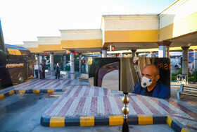 ضد عفونی کردن پایانه مسافربری کاوه اصفهان