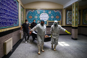 به متوفیان کرونا برچسب نزدیم