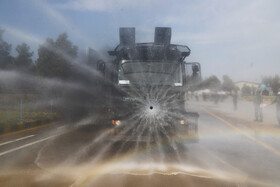 مراسم رژه بیولوژیک به مناسبت گرامیداشت روز ارتش در اصفهان