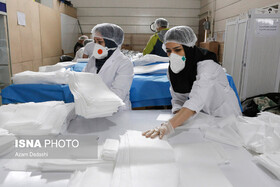تولید روزانه ۶۰۰ هزار ماسک ۳ لایه و N۹۵ در اصفهان