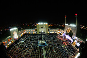 مراسم عزاداری شب هفتم محرم در مسجد جامع اصفهان