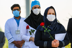 مراسم تشییع چهارمین پزشک مدافع سلامت اصفهان دکتر حسن ابن‌شهیدی