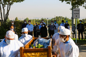 مراسم تشییع چهارمین پزشک مدافع سلامت اصفهان دکتر حسن ابن‌شهیدی