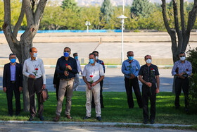 مراسم تشییع چهارمین پزشک مدافع سلامت اصفهان دکتر حسن ابن‌شهیدی