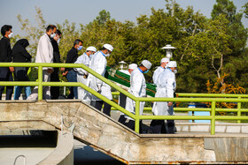 مراسم تشییع چهارمین پزشک مدافع سلامت اصفهان دکتر حسن ابن‌شهیدی