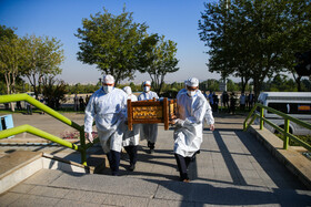 مراسم تشییع چهارمین پزشک مدافع سلامت اصفهان دکتر حسن ابن‌شهیدی