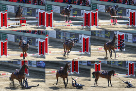 مسابقات پرش با اسب قهرمانی استان اصفهان