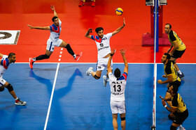 دیدار تیمهای والیبال؛ سپاهان اصفهان و لبنیات هزار آمل