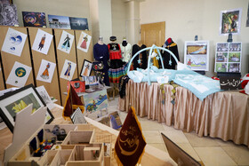 نمایشگاه آثار دانش آموزان هنرستانی اصفهان در مرکز تحقیقات معلمان اصفهان