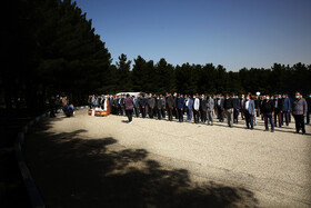 مراسم تشییع سید علی نکویی در اصفهان