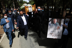 مراسم تشییع سید علی نکویی در اصفهان