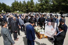 مراسم تشییع سید علی نکویی در اصفهان