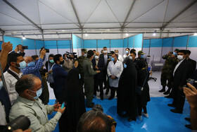 افتتاح بیمارستان صحرائی یکصد تخت‌خوابی ارتش در اصفهان