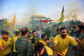 در حاشیه دیدار تیم‌های سپاهان و پرسپولیس