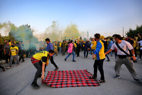 در حاشیه دیدار تیم‌های سپاهان و پرسپولیس