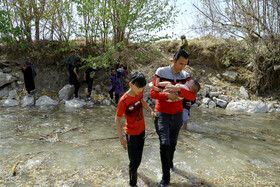 جاری شدن آب زاینده رود