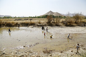 جاری شدن آب زاینده رود