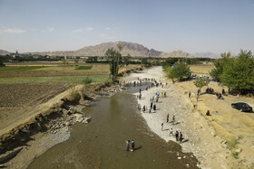 جاری شدن آب زاینده رود