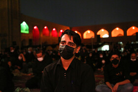 مراسم عزاداری شب سوم محرم در مسجد جامع اصفهان