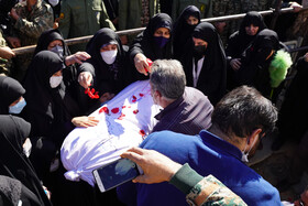 تشییع شهدای تازه تفحص شده دفاع مقدس